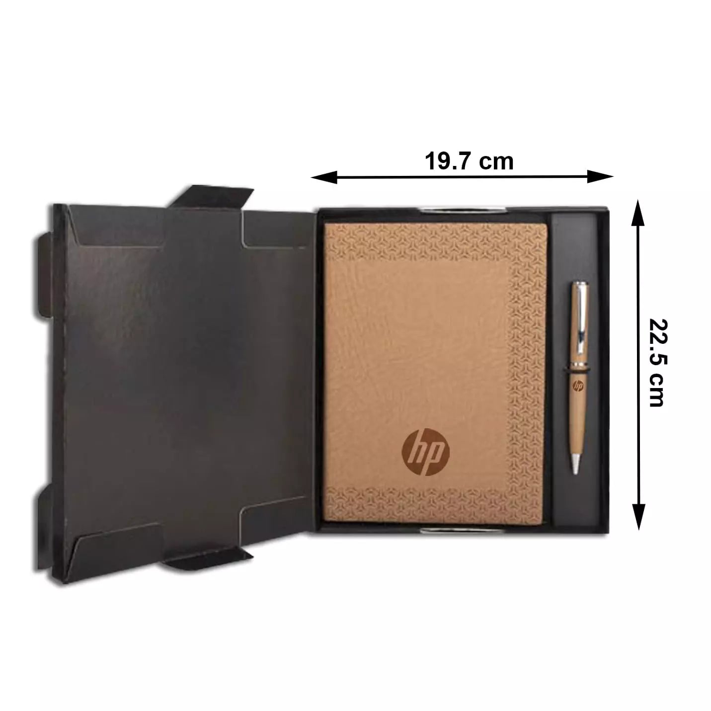 Top-tier Tan Pen & A5 Size Notebook Combo Gift Set Img 2